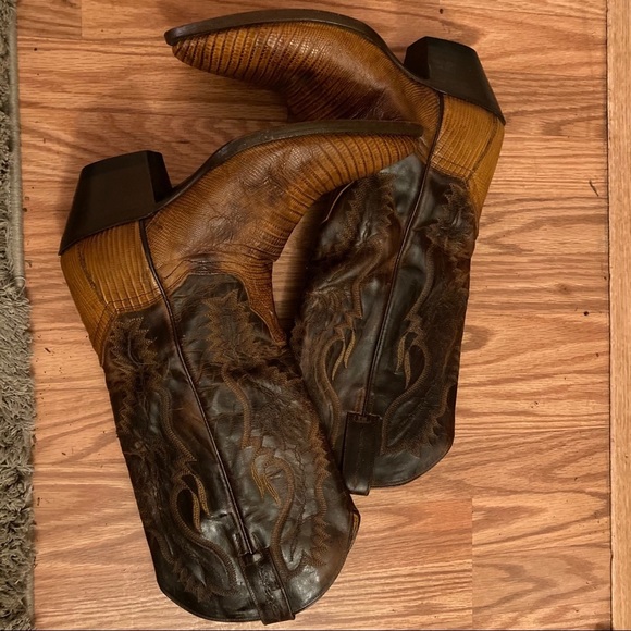 Dan Post Western Lizard Boots - Picture 7 of 8